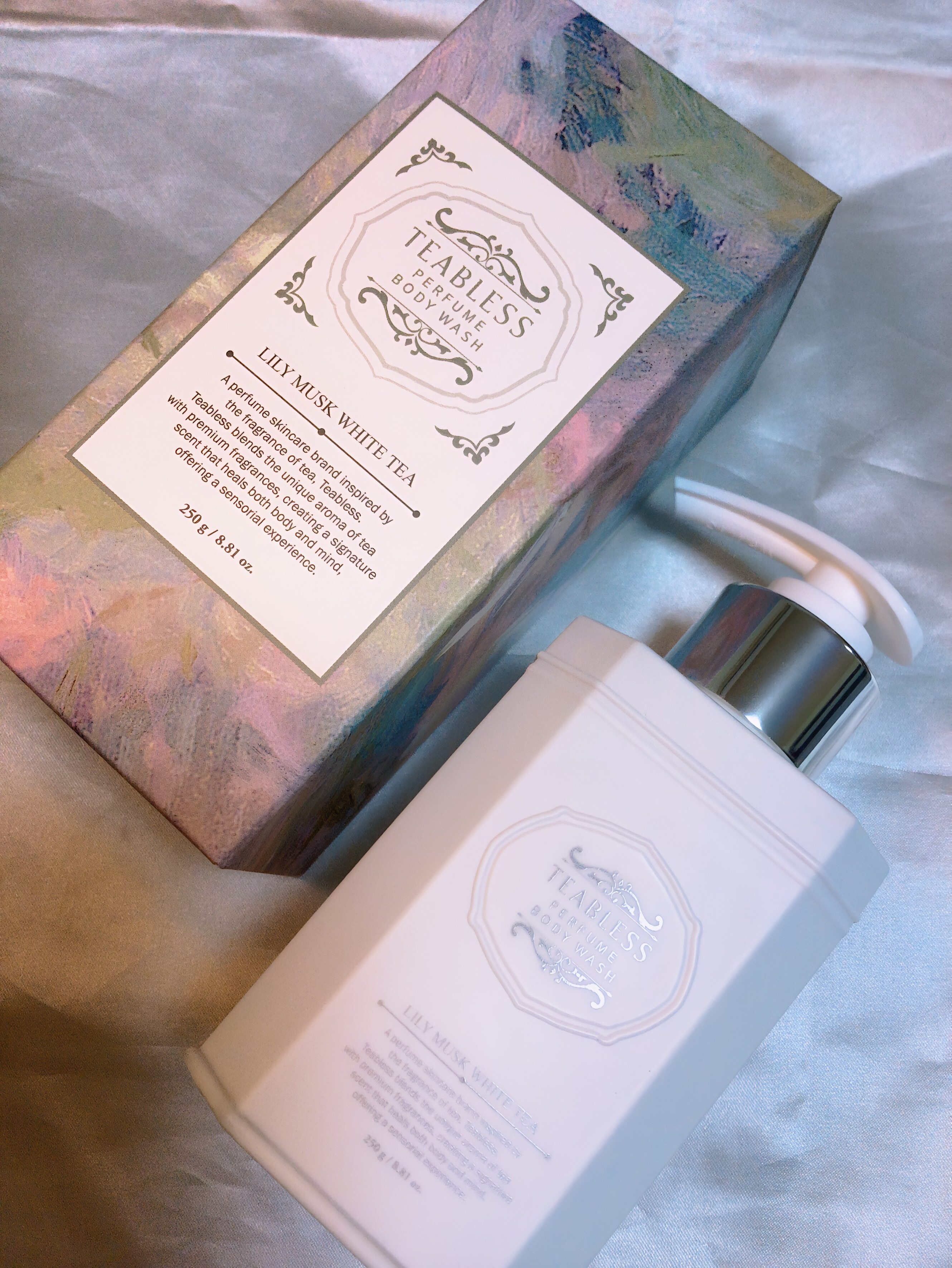 パフュームボディウォッシュ リリームスクホワイトティー/TEABLESS/ボディソープを使ったクチコミ（1枚目）