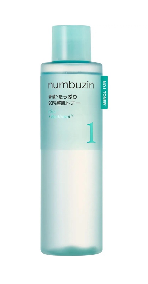 numbuzin 1番 青草たっぷり93％整肌トナーのクチコミ「このトナーは鎮静系を推してるけど、特段鎮静されたっていう実感がなくて別に他のトナーでいいかなっ.....」（1枚目）