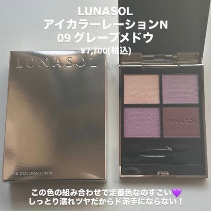 ルナソル アイカラーレーションN/LUNASOL/アイシャドウパレットを使ったクチコミ(2枚目)