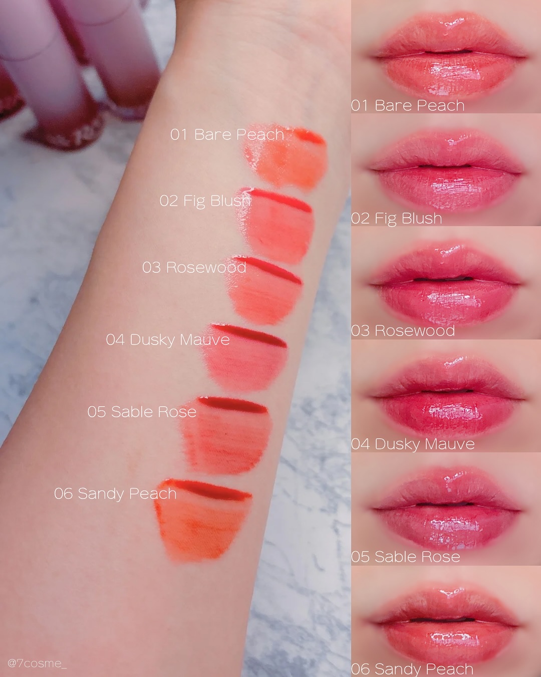 ウォーターグレーズリップティント/Rest & Recreation BEAUTY/リップティントを使ったクチコミ（2枚目）