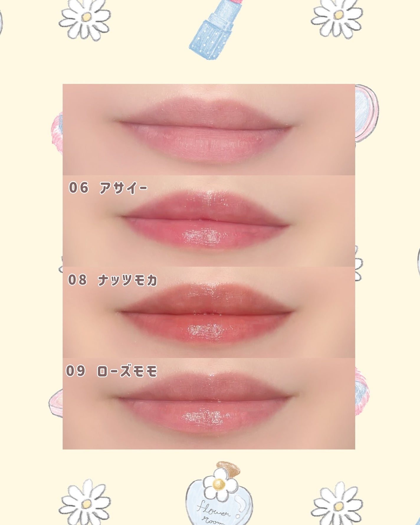 ケア/ティントバームキーリング/AMUSE/リップグロスを使ったクチコミ(3枚目)