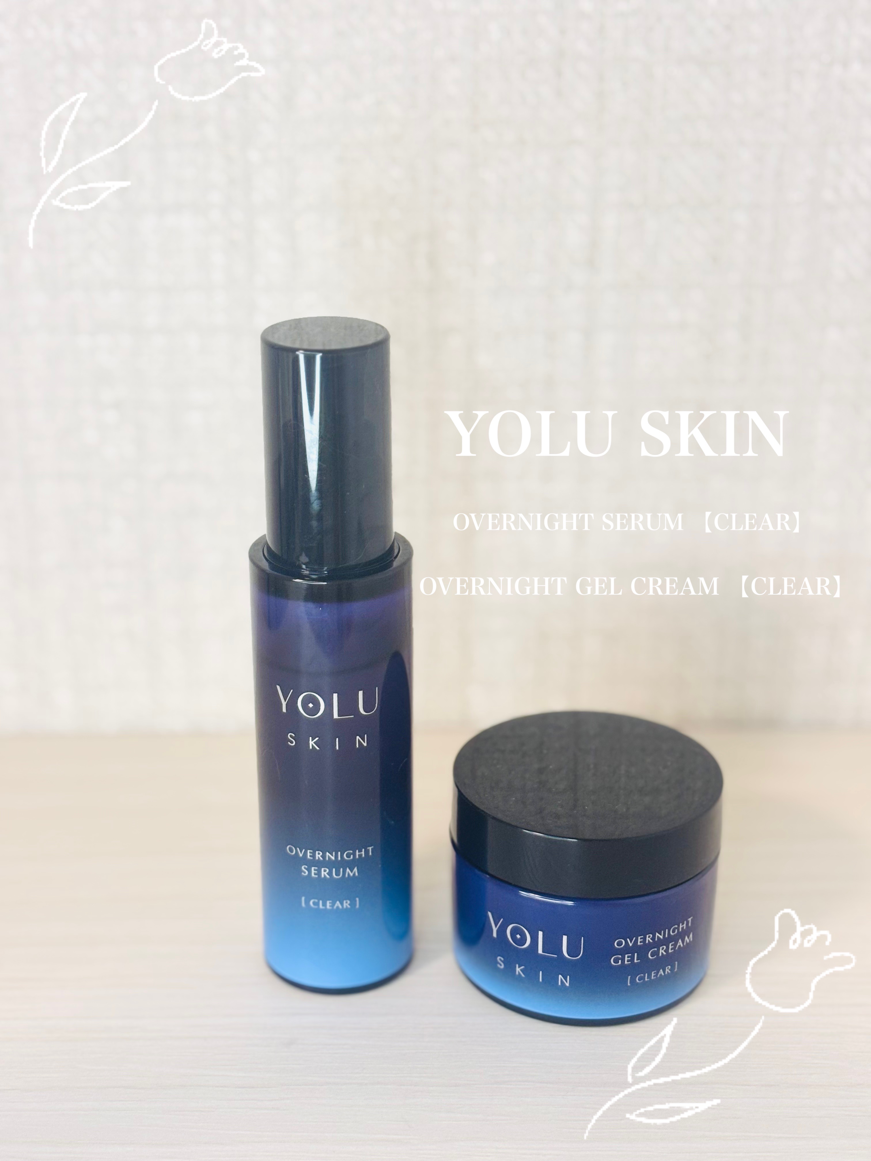 ヨル スキン オーバーナイトセラム クリア/YOLU/美容液を使ったクチコミ（1枚目）