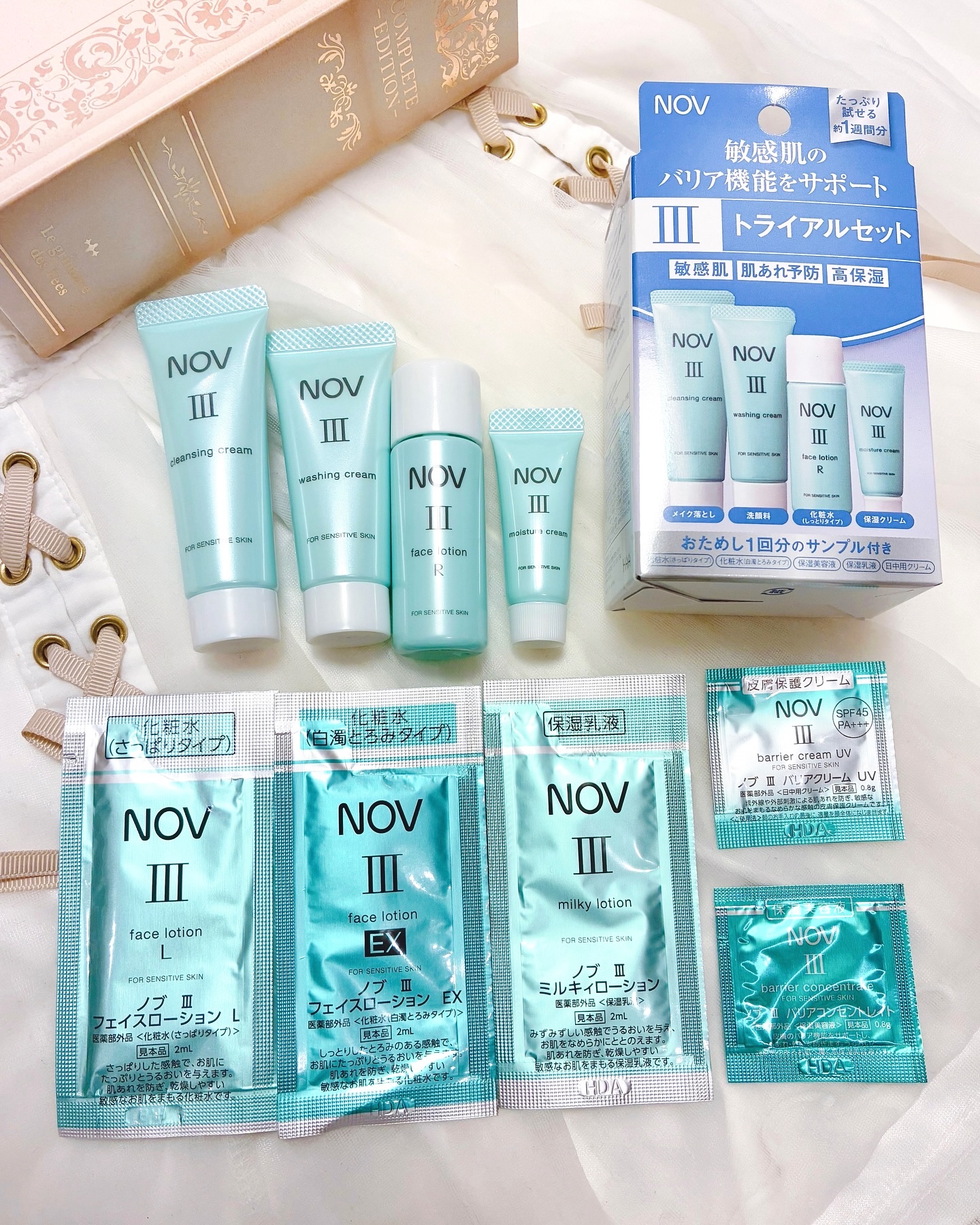 試してみた】NOV Ⅱ トライアルセットのリアルな口コミ・レビュー | LIPS