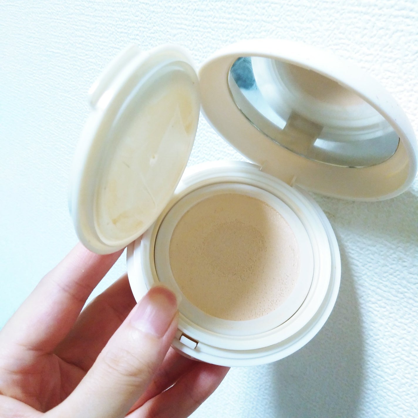 3番 ノーファンデ陶器肌トーンアップクッション/numbuzin/クッションファンデーションを使ったクチコミ(3枚目)