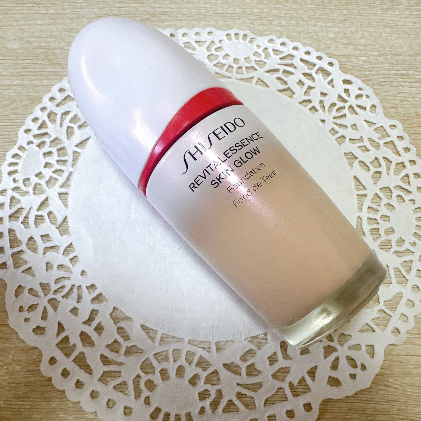 エッセンス スキングロウ ファンデーション/SHISEIDO/リキッドファンデーションを使ったクチコミ(2枚目)