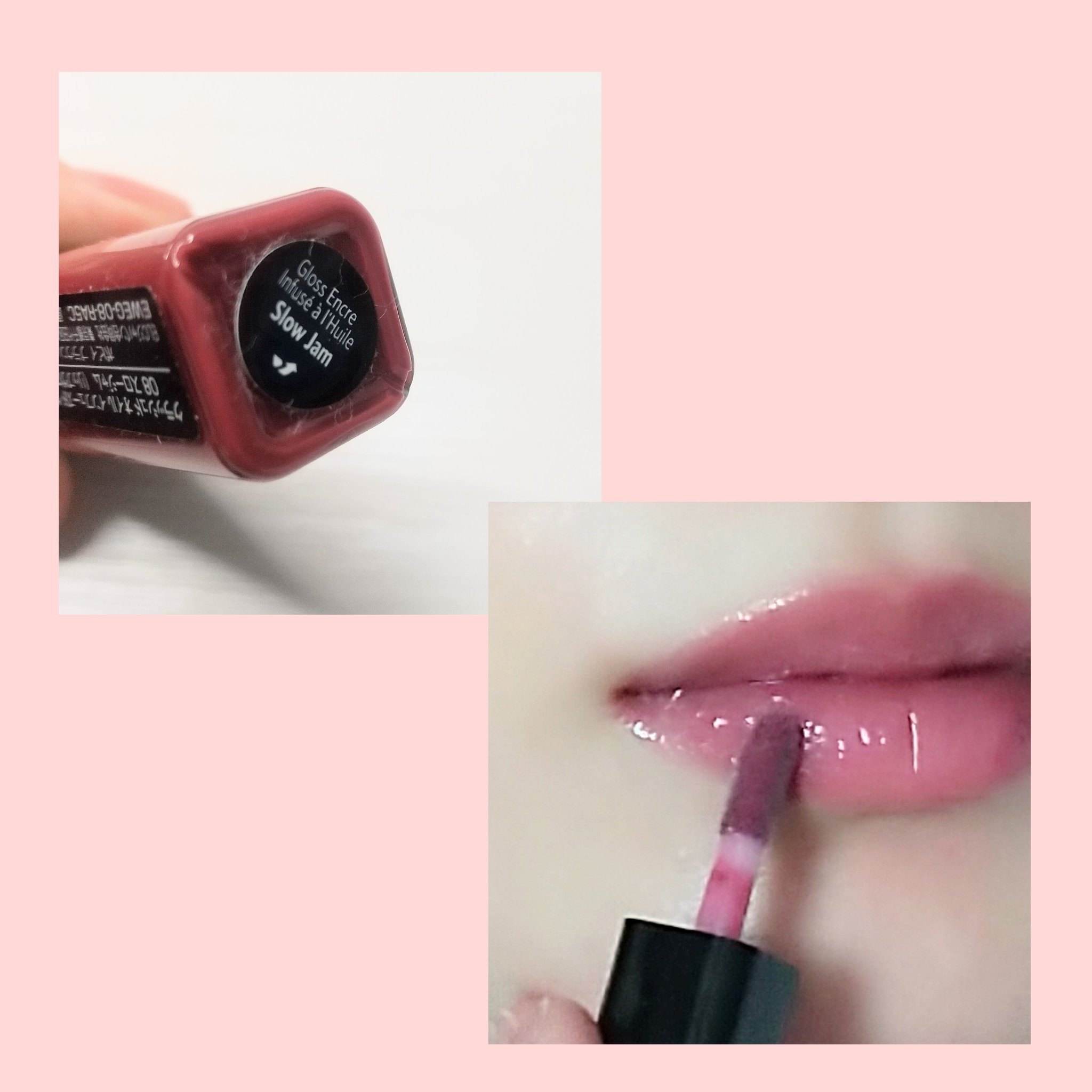 クラッシュドオイル インフューズド グロス 08 スロージャム/BOBBI BROWN/リップグロスを使ったクチコミ（2枚目）