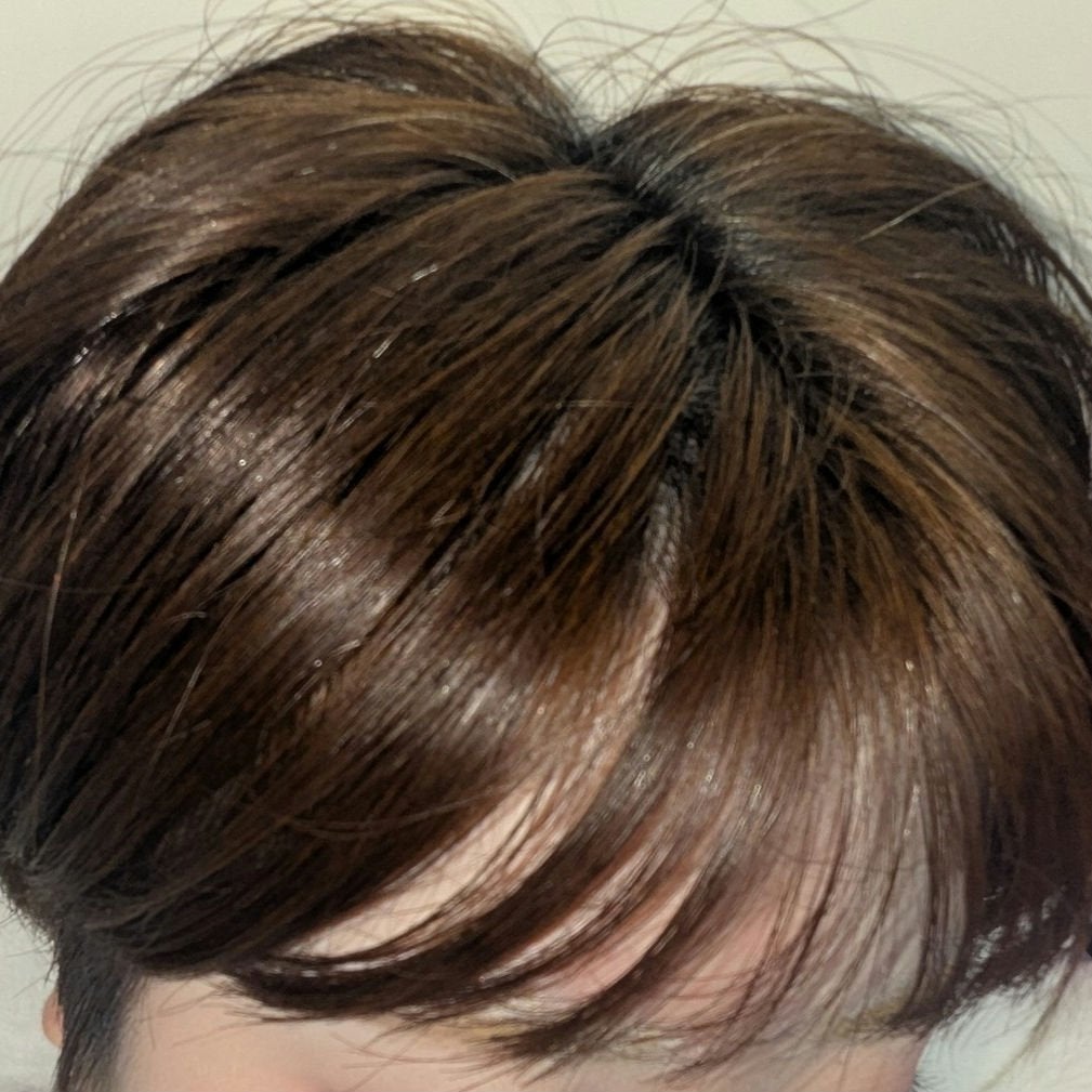 泡カラー 白髪用/ブローネ/ヘアカラーを使ったクチコミ(7枚目)