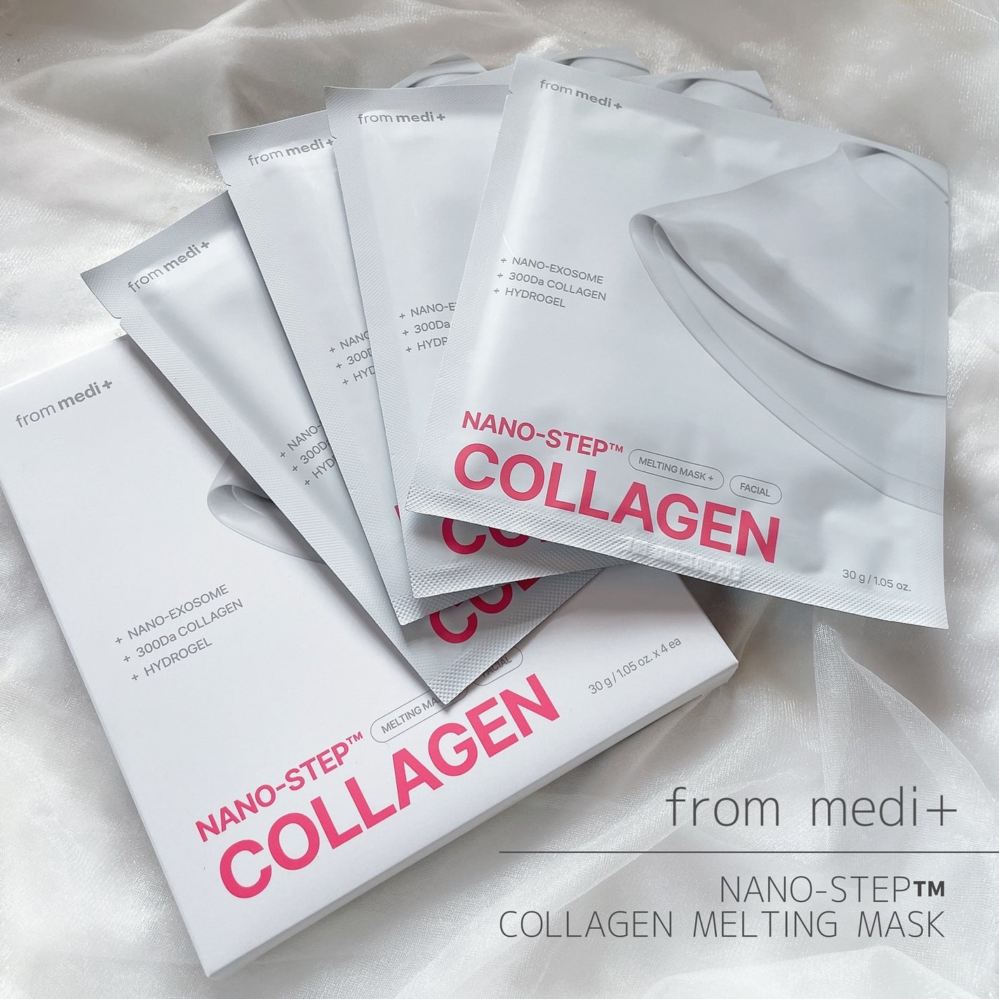 ナノステップ コラーゲン メルティングマスク/from medi+/シートマスク・パックを使ったクチコミ(1枚目)