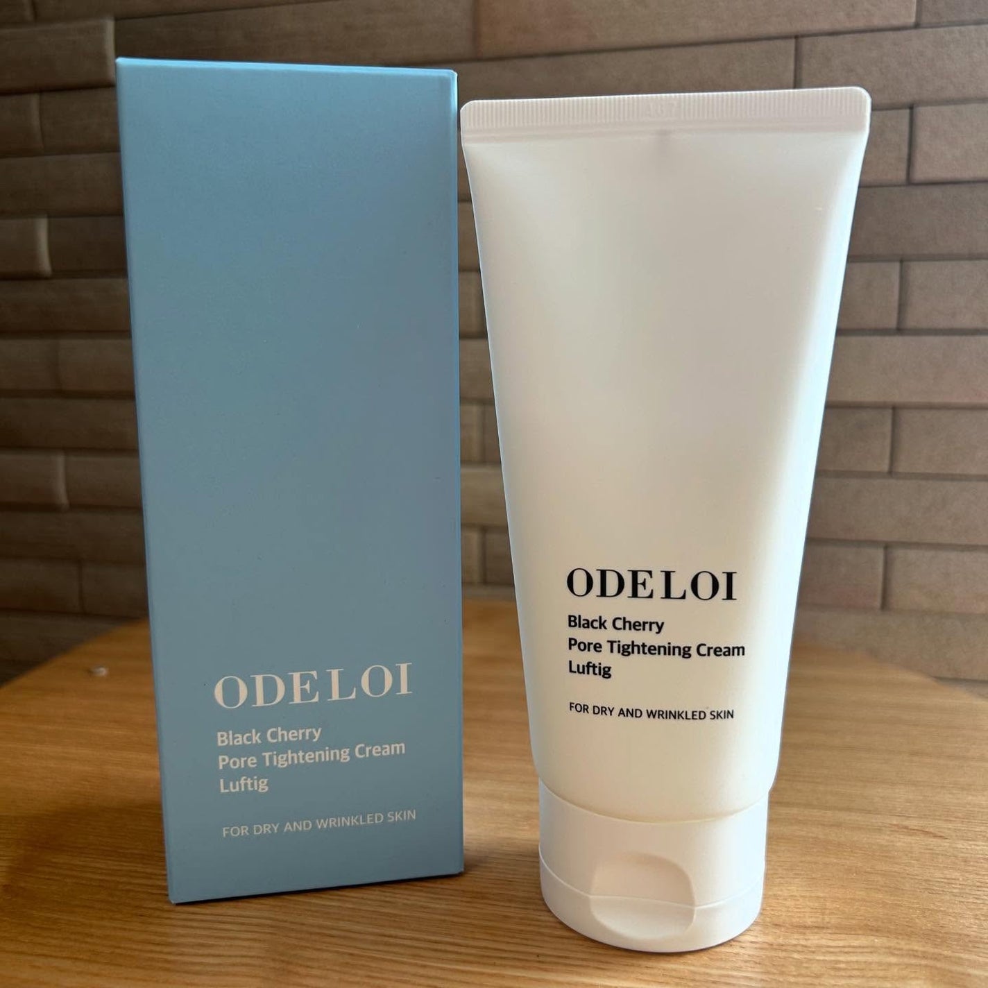 ブラックチェリー毛穴収縮クリーム ルフティグ/ODELOI/フェイスクリームを使ったクチコミ(1枚目)