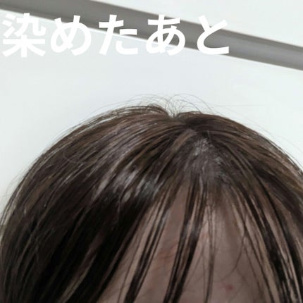 泡カラー 白髪用/ブローネ/ヘアカラーを使ったクチコミ(8枚目)