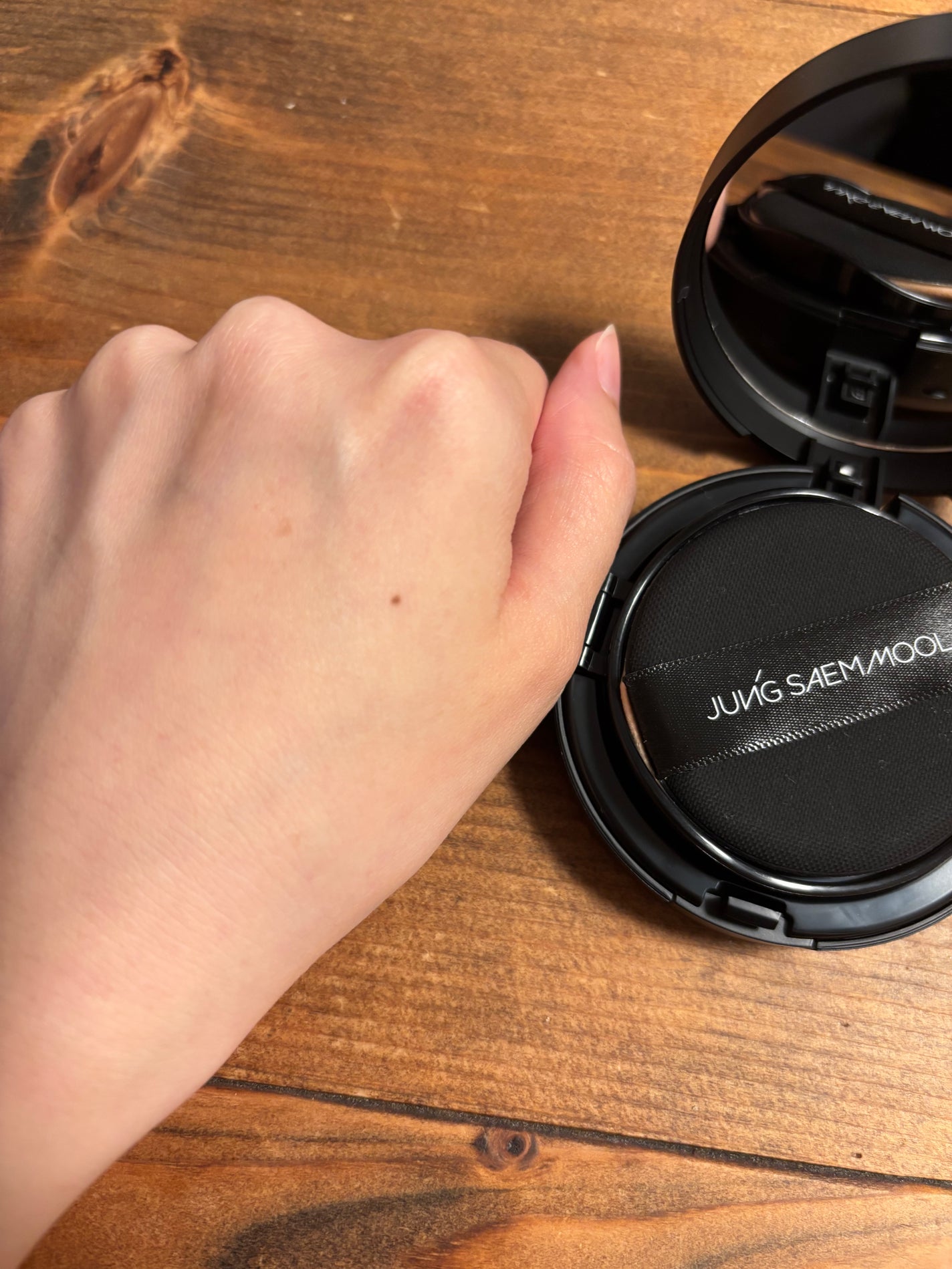 エッセンシャル スキン ヌーダー クッション/JUNG SAEM MOOL/クッションファンデーションを使ったクチコミ(2枚目)