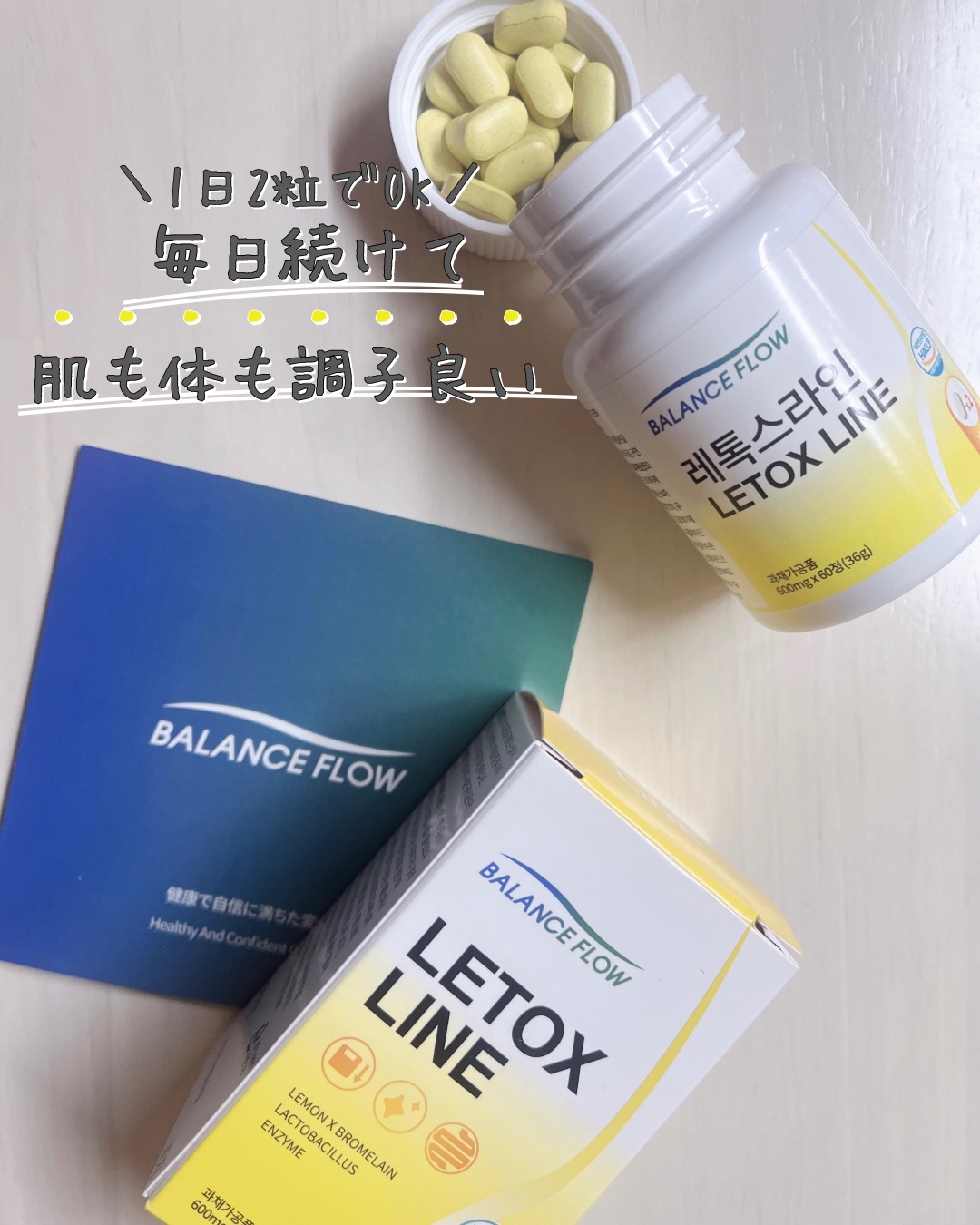 レトックスライン/Balance Flow/ボディサプリメントを使ったクチコミ（1枚目）