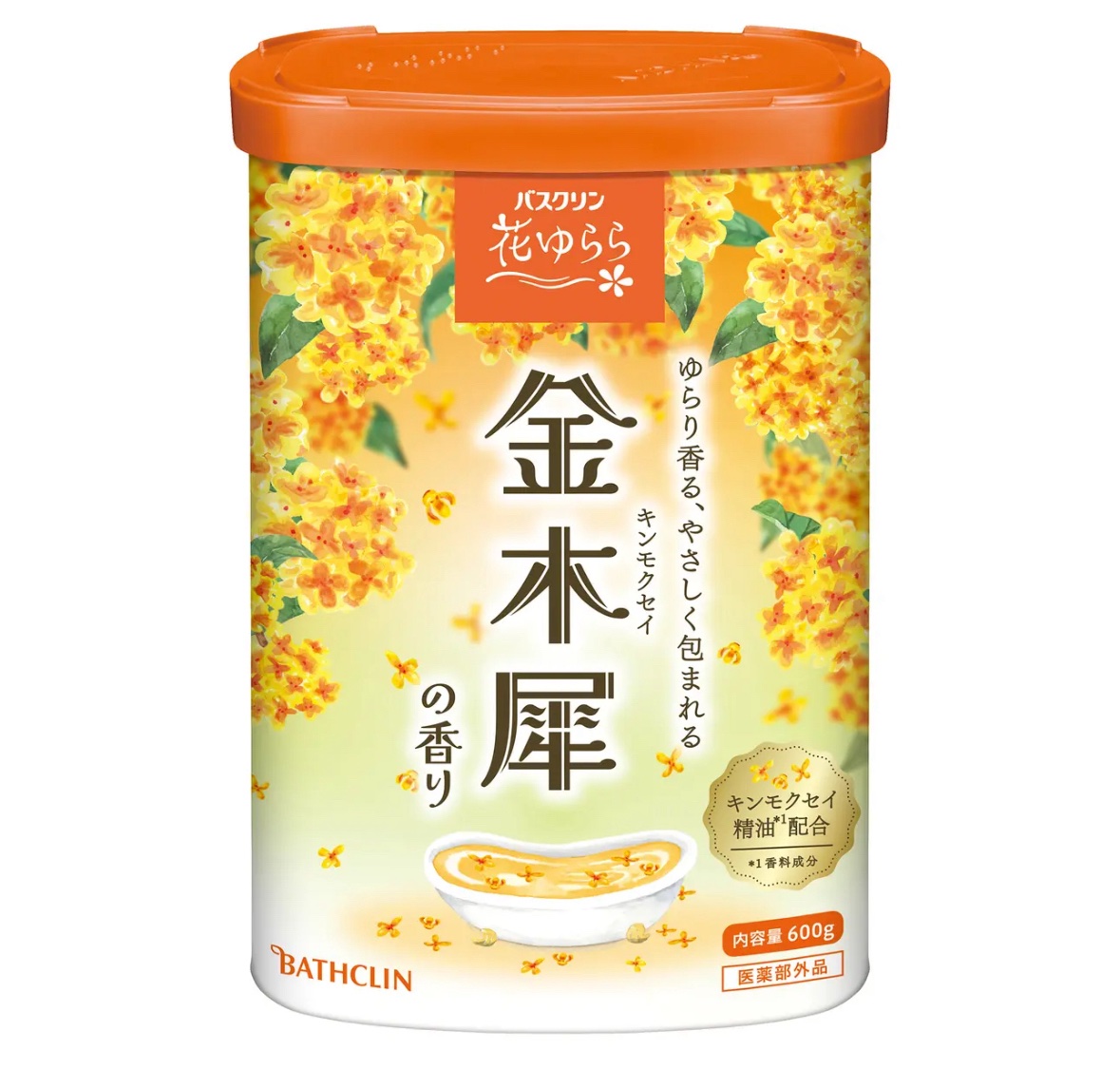 バスクリン 花ゆらら 金木犀の香り/バスクリン/無機塩系入浴剤を使ったクチコミ（1枚目）