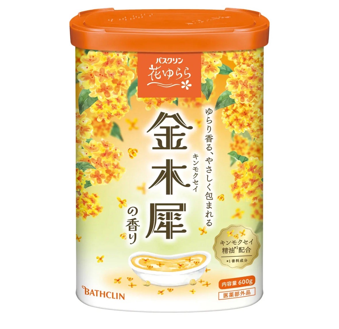 バスクリン 花ゆらら 金木犀の香り/バスクリン/無機塩系入浴剤を使ったクチコミ(1枚目)