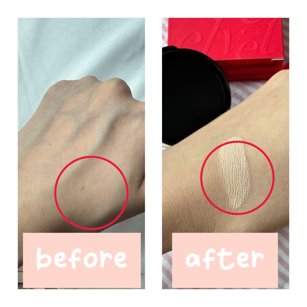 ビーベルベット カバークッション/espoir/クッションファンデーションを使ったクチコミ(3枚目)