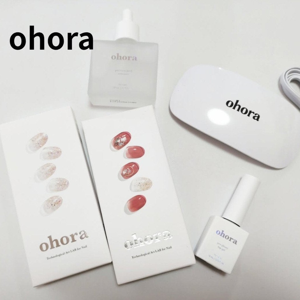 セミキュアジェルネイル(ハンド)/ohora/ネイルシールを使ったクチコミ(1枚目)