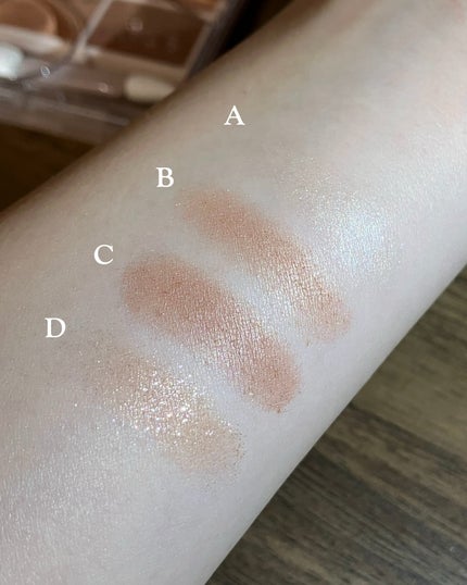 キス ズームアイポーションX 01 木漏れ日ミルクティー/KiSS/アイシャドウパレットを使ったクチコミ(3枚目)