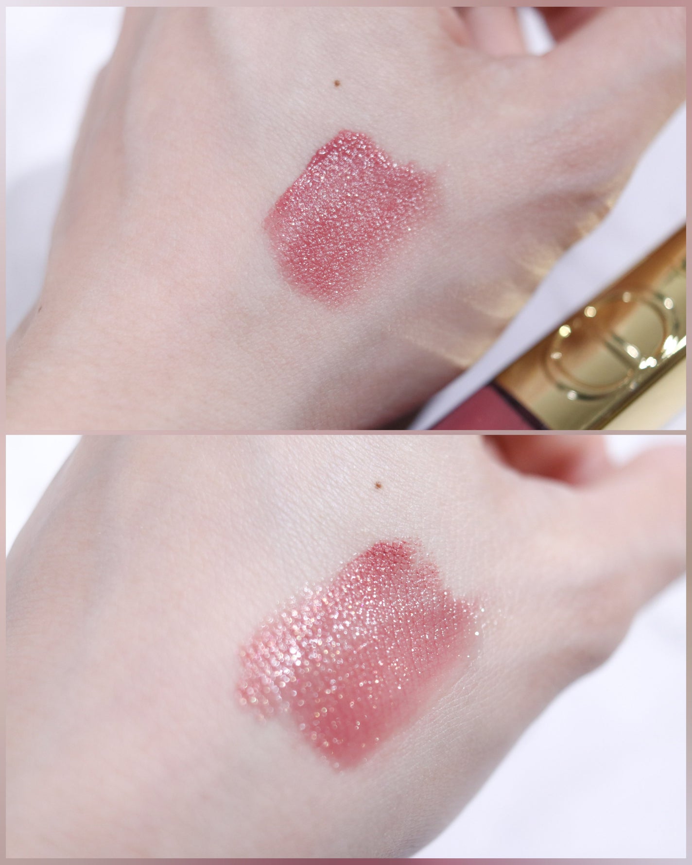 ルージュ ディオール シークイン リキッド デュオ(ホリデーコレクション 2025 限定品)/Dior/口紅・グロス・リップライナー・リップケアを使ったクチコミ(2枚目)