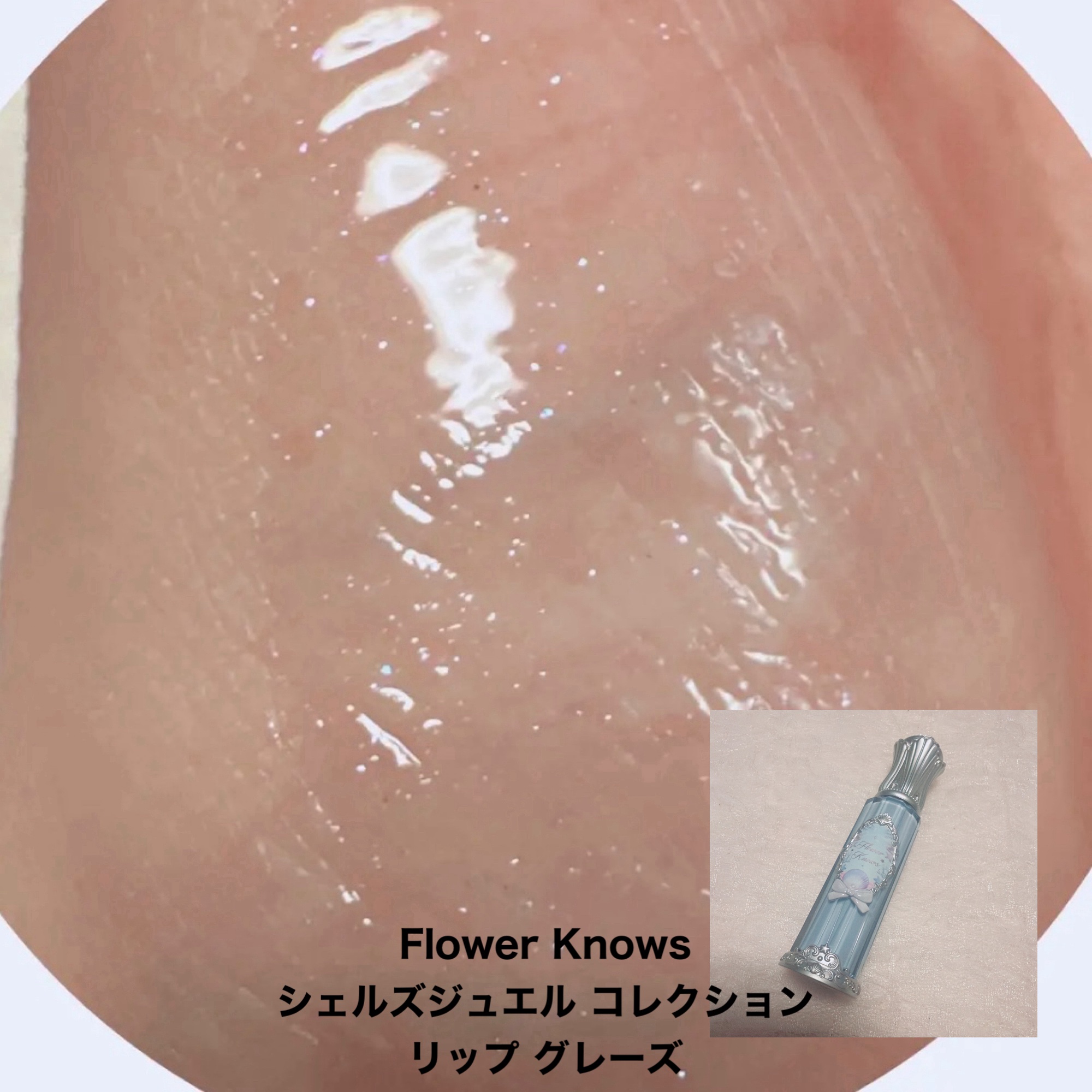 シェルズジュエルコレクション リップ グレーズ P06 Lunar Jelly/FlowerKnows/口紅を使ったクチコミ（2枚目）