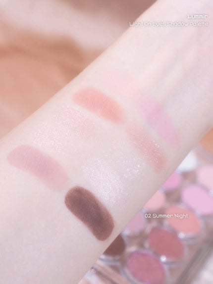 ライト オン アイズ シャドウ パレット 11PM 02 サマーナイト/Lummir/アイシャドウパレットの画像
