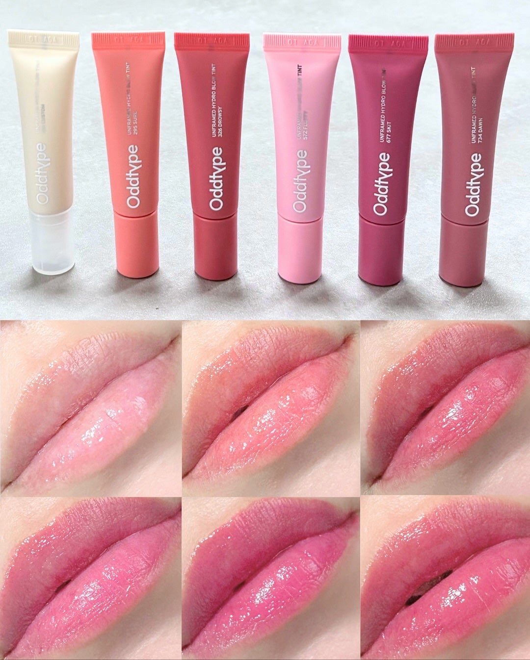 アンフレームドハイドロブロウティント/Oddtype/リップティントを使ったクチコミ(5枚目)