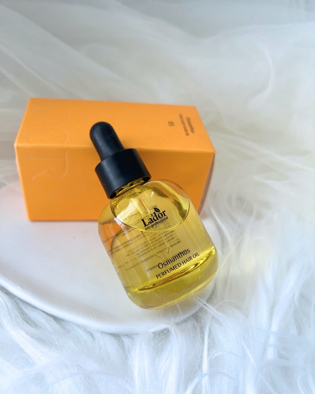 パフュームヘアオイル オスマンサス/La'dor/ヘアオイルを使ったクチコミ（3枚目）
