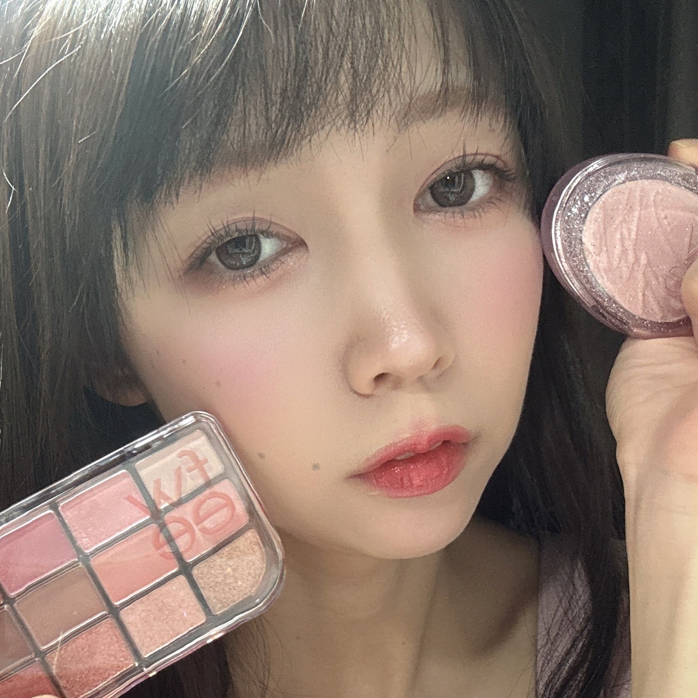 デュアルチークメロウ/fwee/ジェル・クリームチークを使ったクチコミ(3枚目)