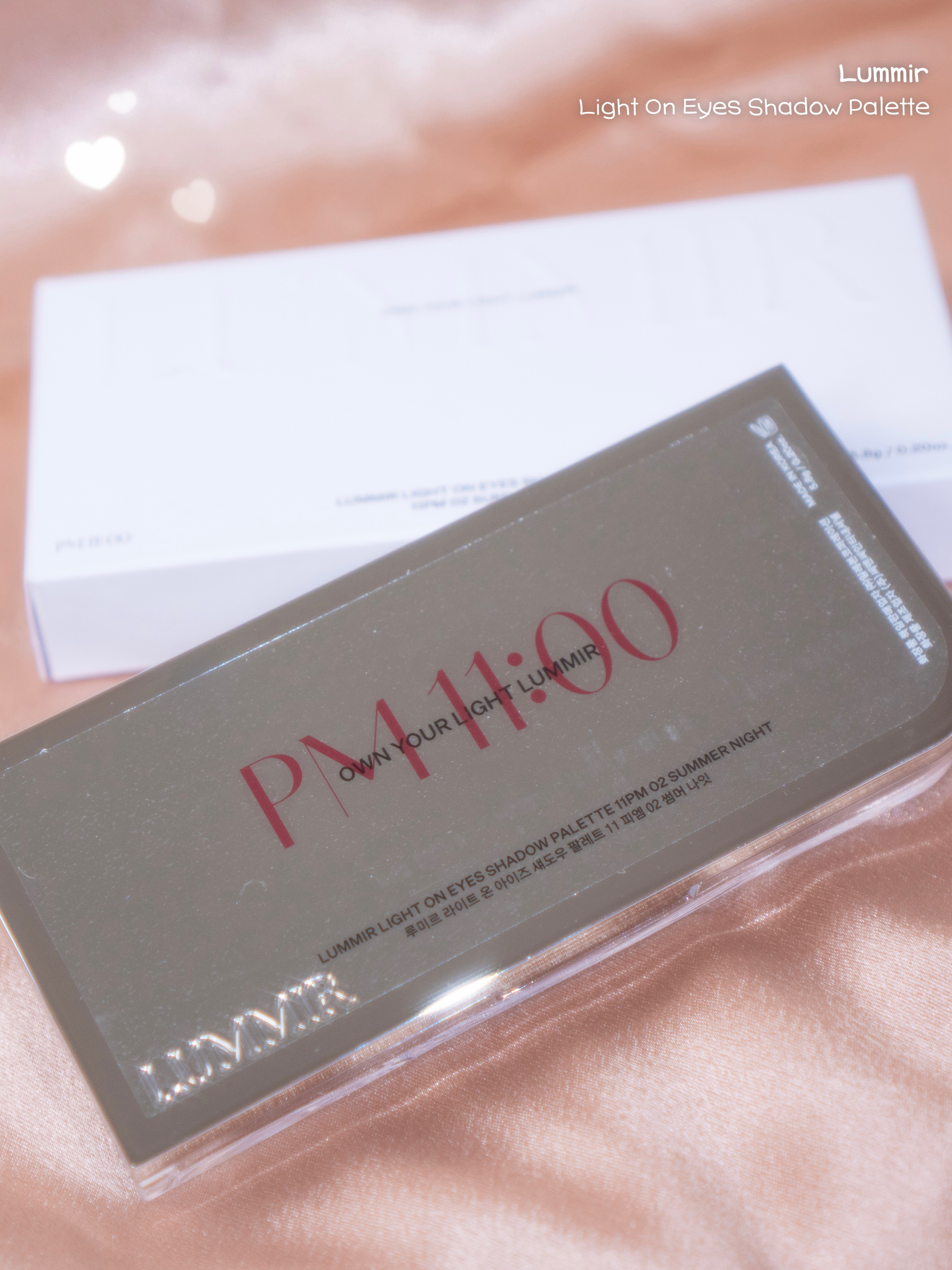 ライト オン アイズ シャドウ パレット 11PM 02 サマーナイト/Lummir/アイシャドウパレットを使ったクチコミ（2枚目）