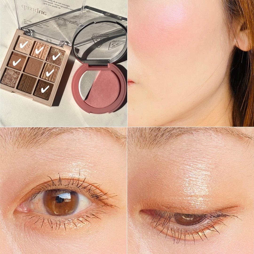 シャドウパレット/dasique/アイシャドウパレットを使ったクチコミ(4枚目)