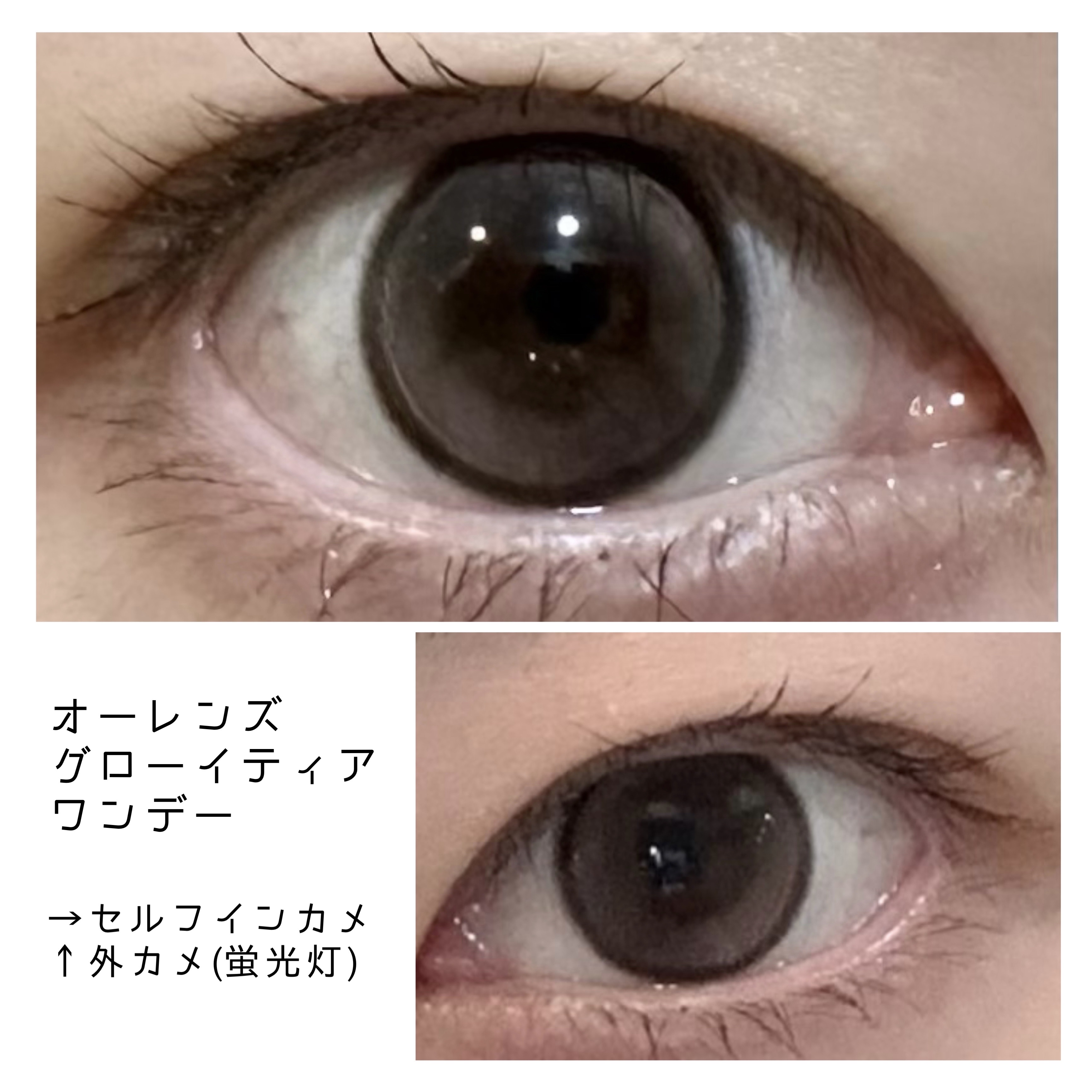 Glowy Tear 1day ブラウン/OLENS/ワンデー（１DAY）カラコンを使ったクチコミ（1枚目）