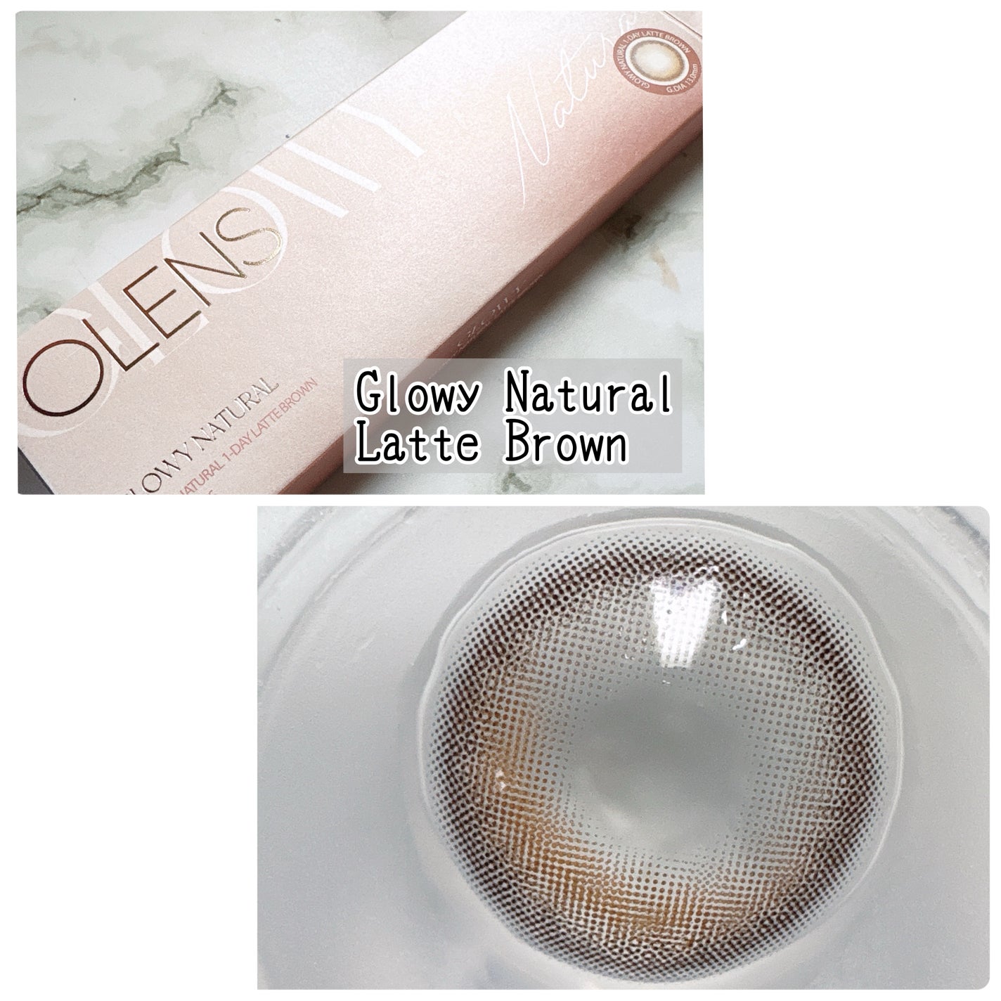 りあママ on LIPS 「水光カラコン✨️3種を比較してみたよ〜✅BigGlowyHaz..」(6枚目)