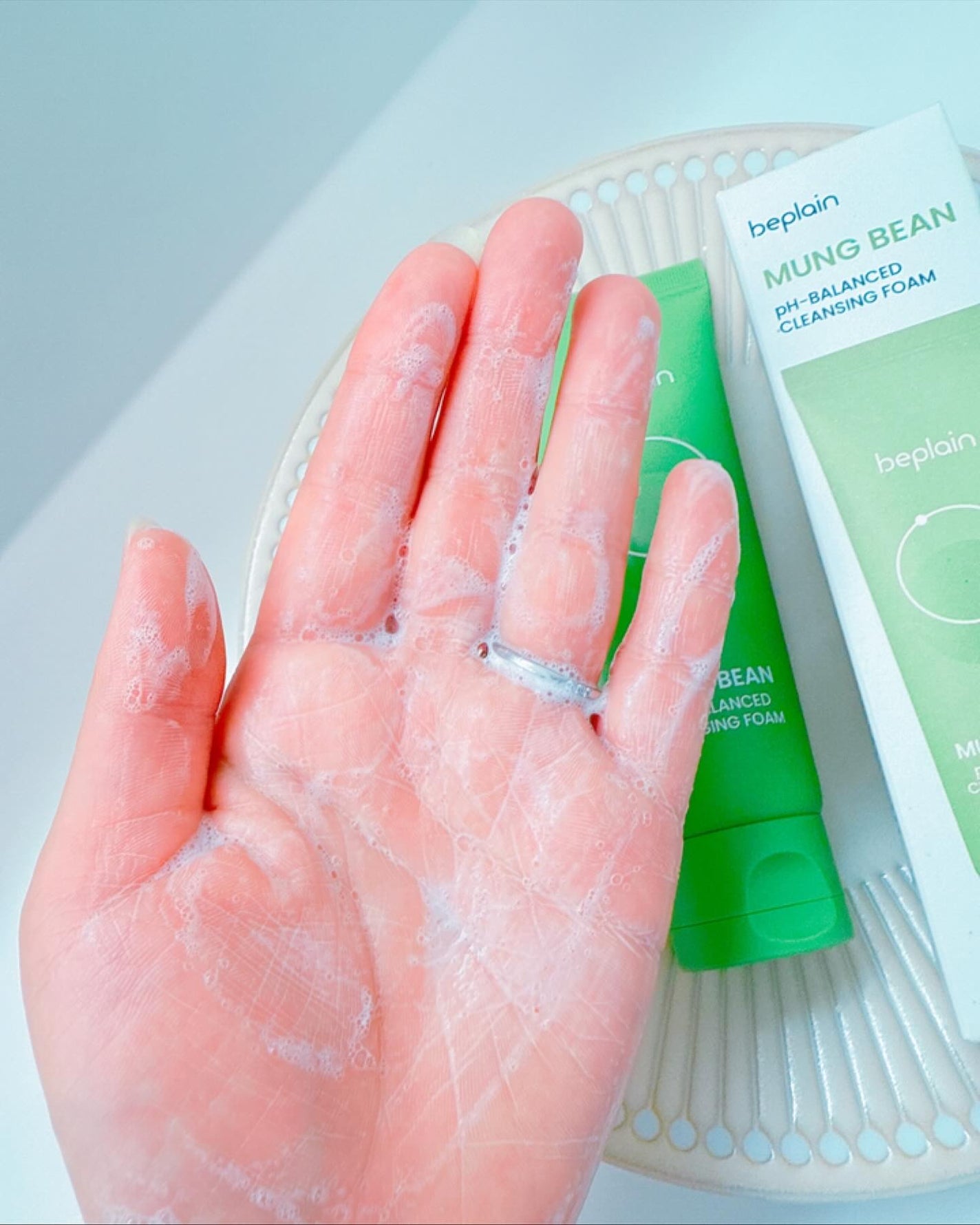 緑豆弱酸性洗顔フォーム/beplain/洗顔フォームを使ったクチコミ(5枚目)