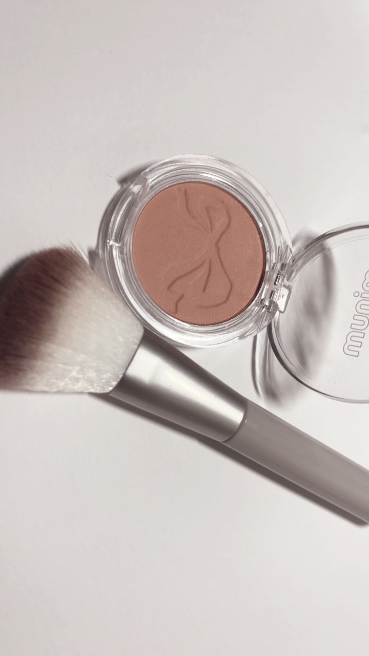 ミニュム リボンパウダーチーク/minum/パウダーチークを使ったクチコミ（1枚目）