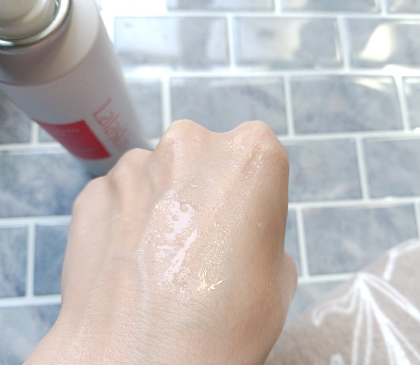 水光シャワーミスト/Lalaskin/ミスト状化粧水を使ったクチコミ(2枚目)