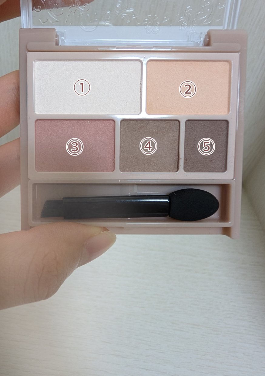 パーフェクトマルチアイズ/キャンメイク/アイシャドウパレットを使ったクチコミ（2枚目）