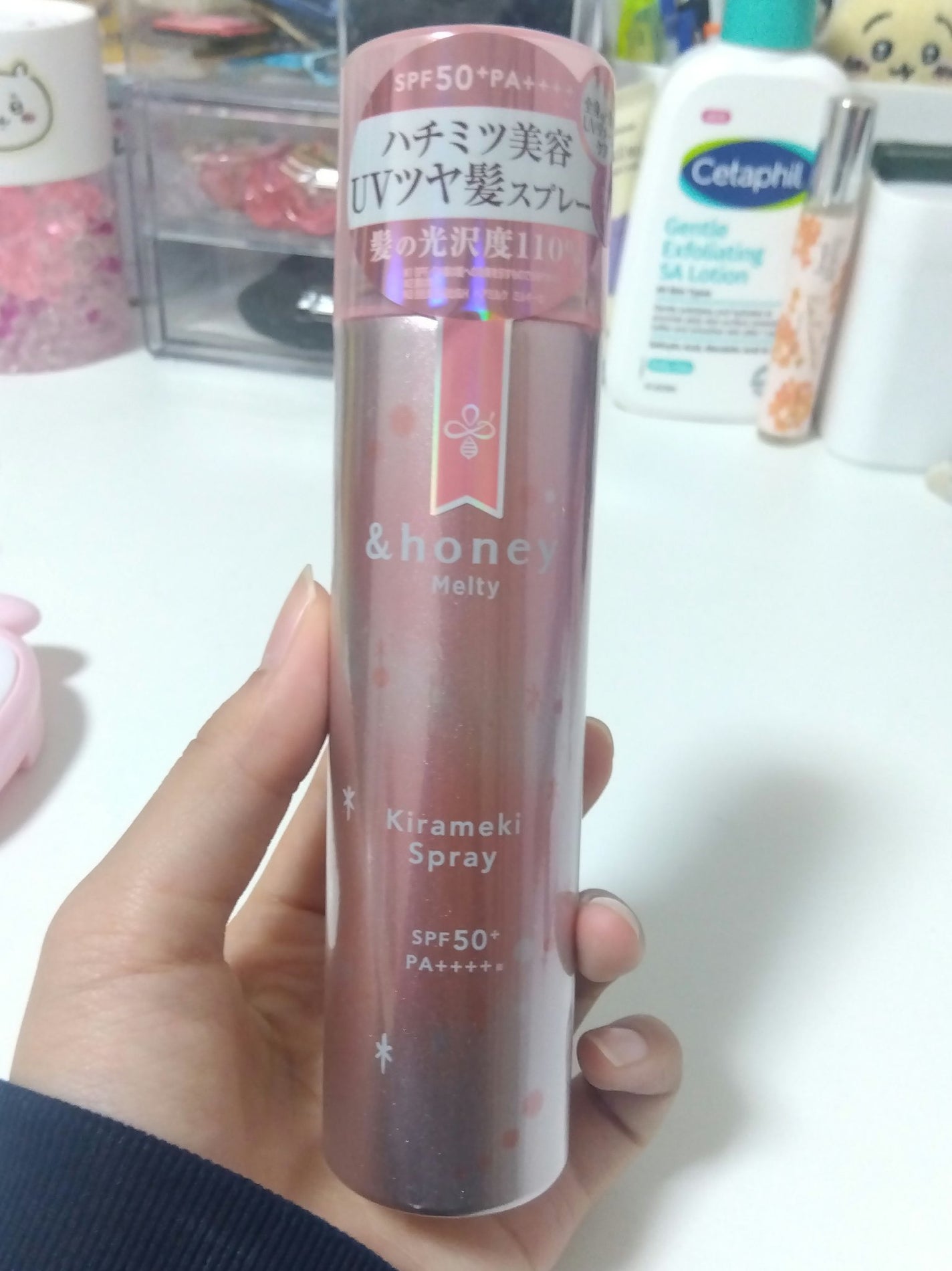 アンドハニー メルティ モイストリペア キラメキスプレー/&honey/ヘアスプレーを使ったクチコミ(1枚目)