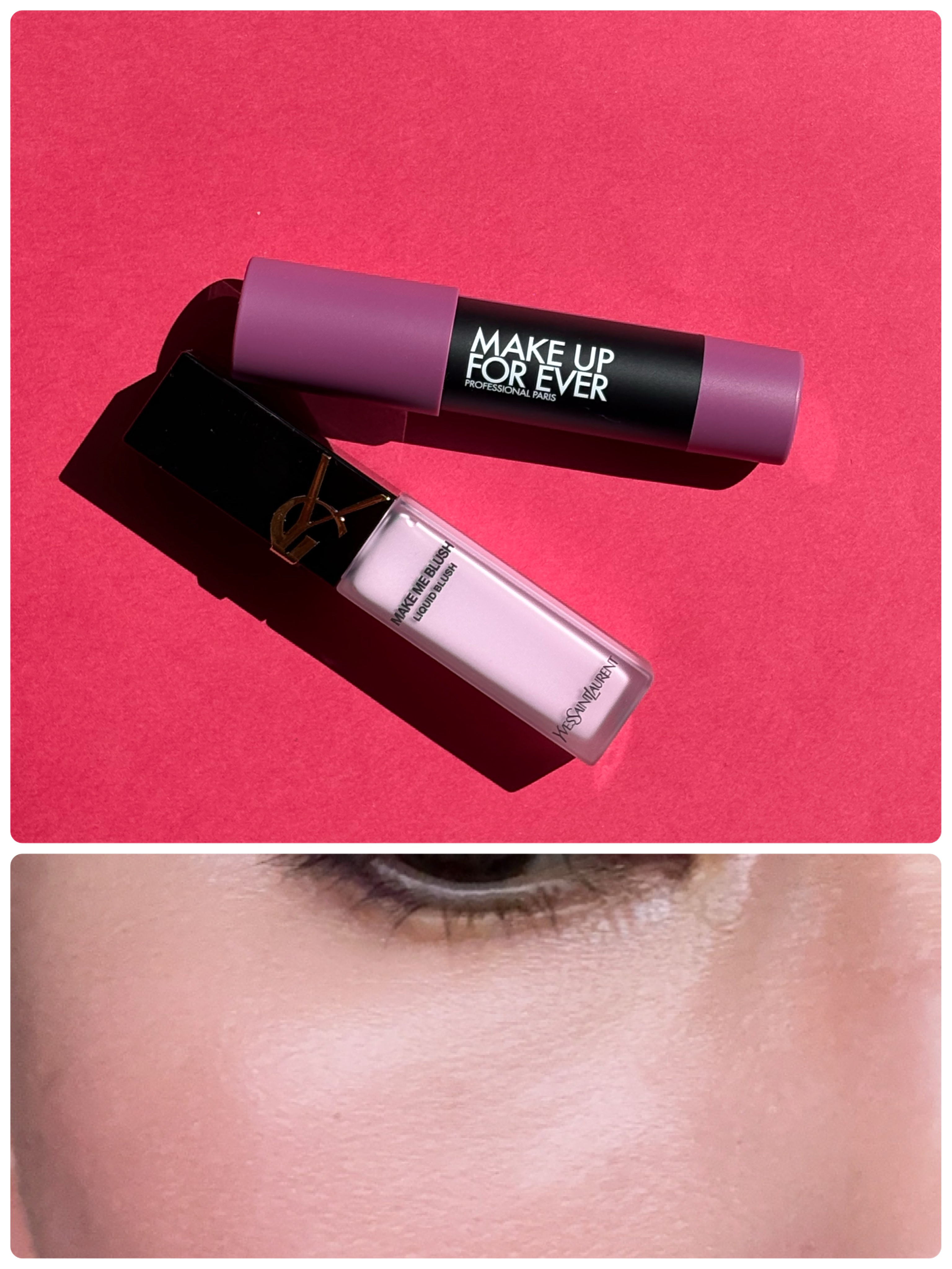 ＹＳＬ メイクミーブラッシュ リキッド  69 ラベンダーラスト/YVES SAINT LAURENT BEAUTE/リキッドチークを使ったクチコミ（1枚目）