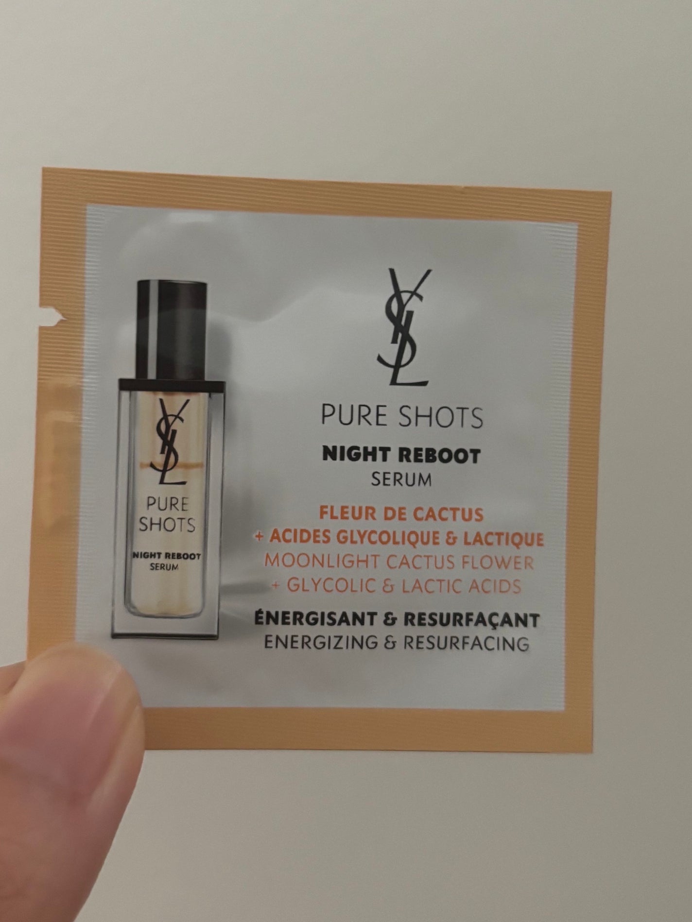 ピュアショット ナイト リチャージセラム/YVES SAINT LAURENT BEAUTE/美容液を使ったクチコミ(1枚目)