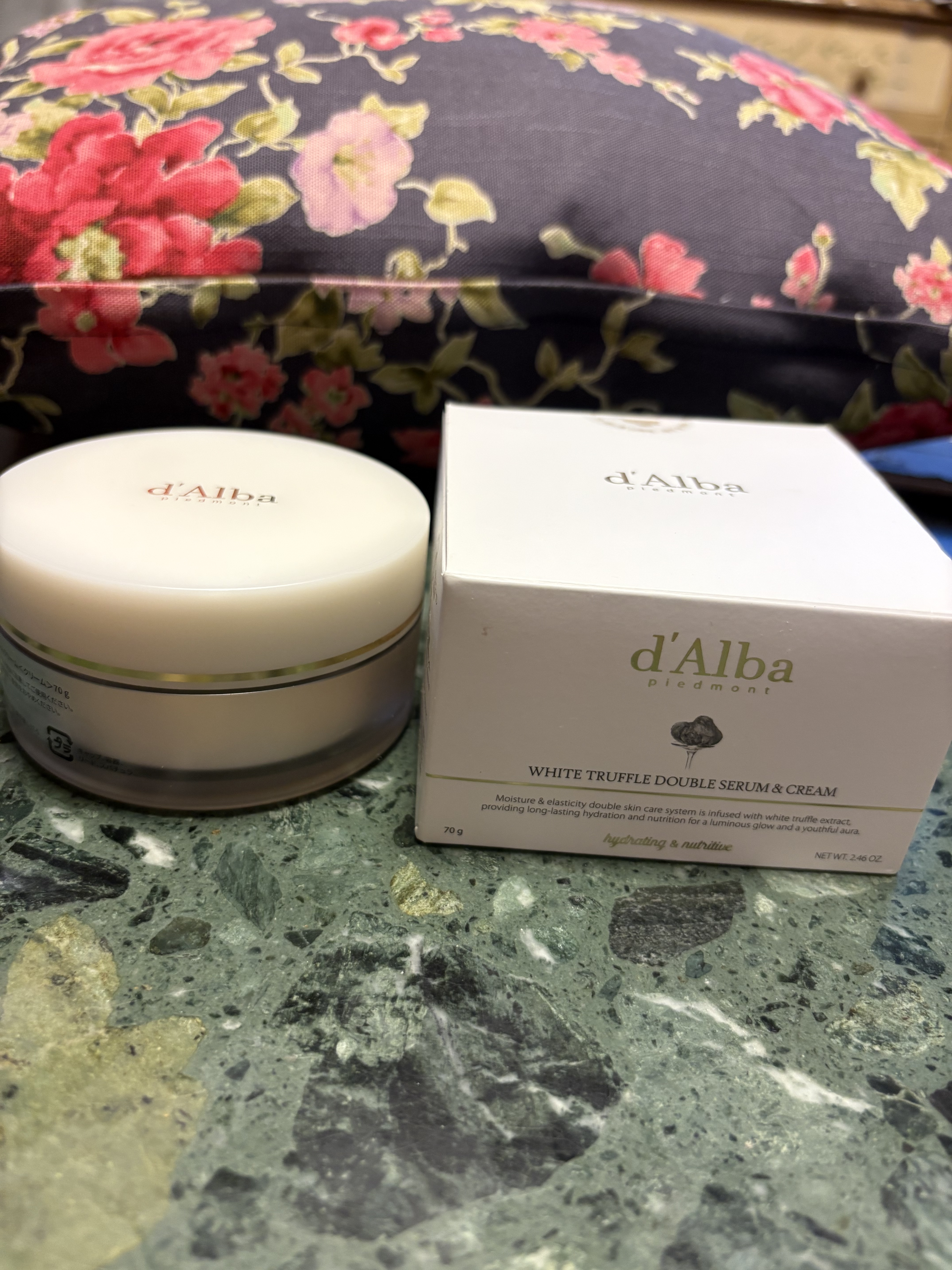 ホワイトトリュフダブルセラムアンドクリーム/ダルバ/フェイスクリームを使ったクチコミ（1枚目）