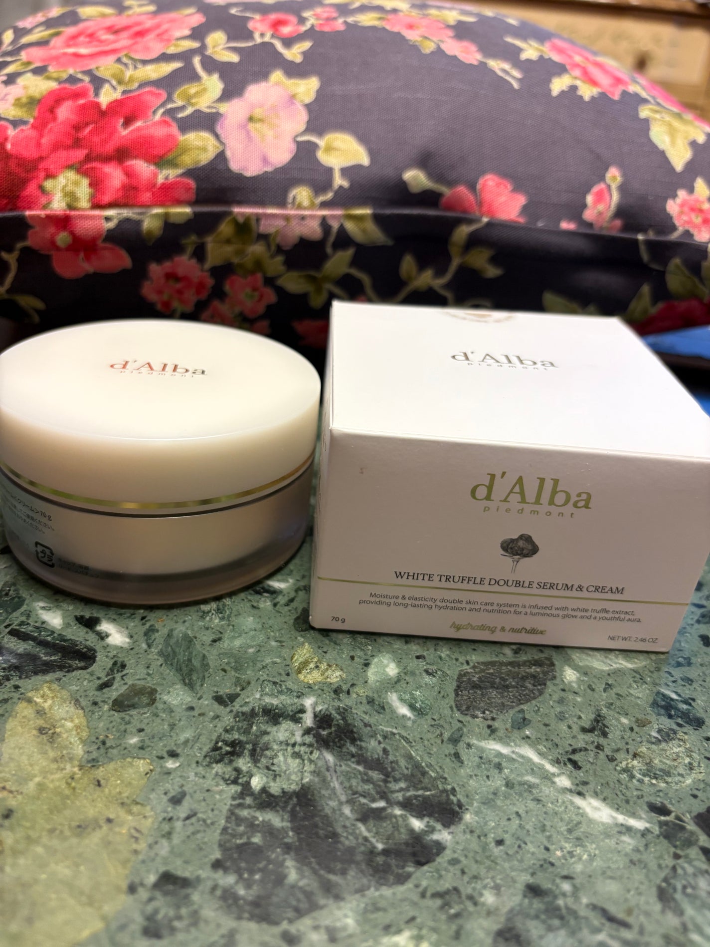ホワイトトリュフダブルセラムアンドクリーム/ダルバ/フェイスクリームを使ったクチコミ(1枚目)