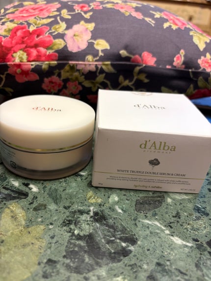 ホワイトトリュフダブルセラムアンドクリーム/ダルバ/フェイスクリームを使ったクチコミ(1枚目)