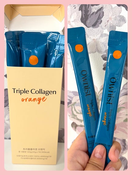 トリプルコラーゲン オレンジ/Ownist/美容サプリメントを使ったクチコミ(2枚目)