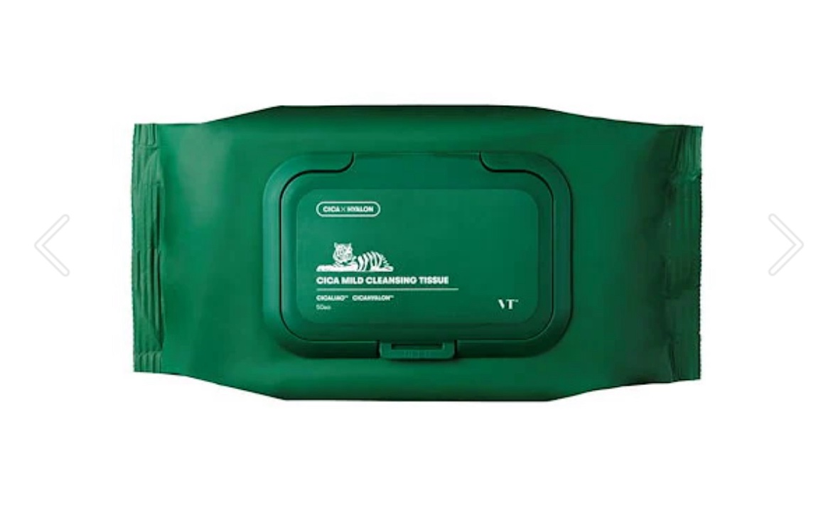 CICA マイルドクレンジングティッシュ/VT/クレンジングシートを使ったクチコミ（1枚目）
