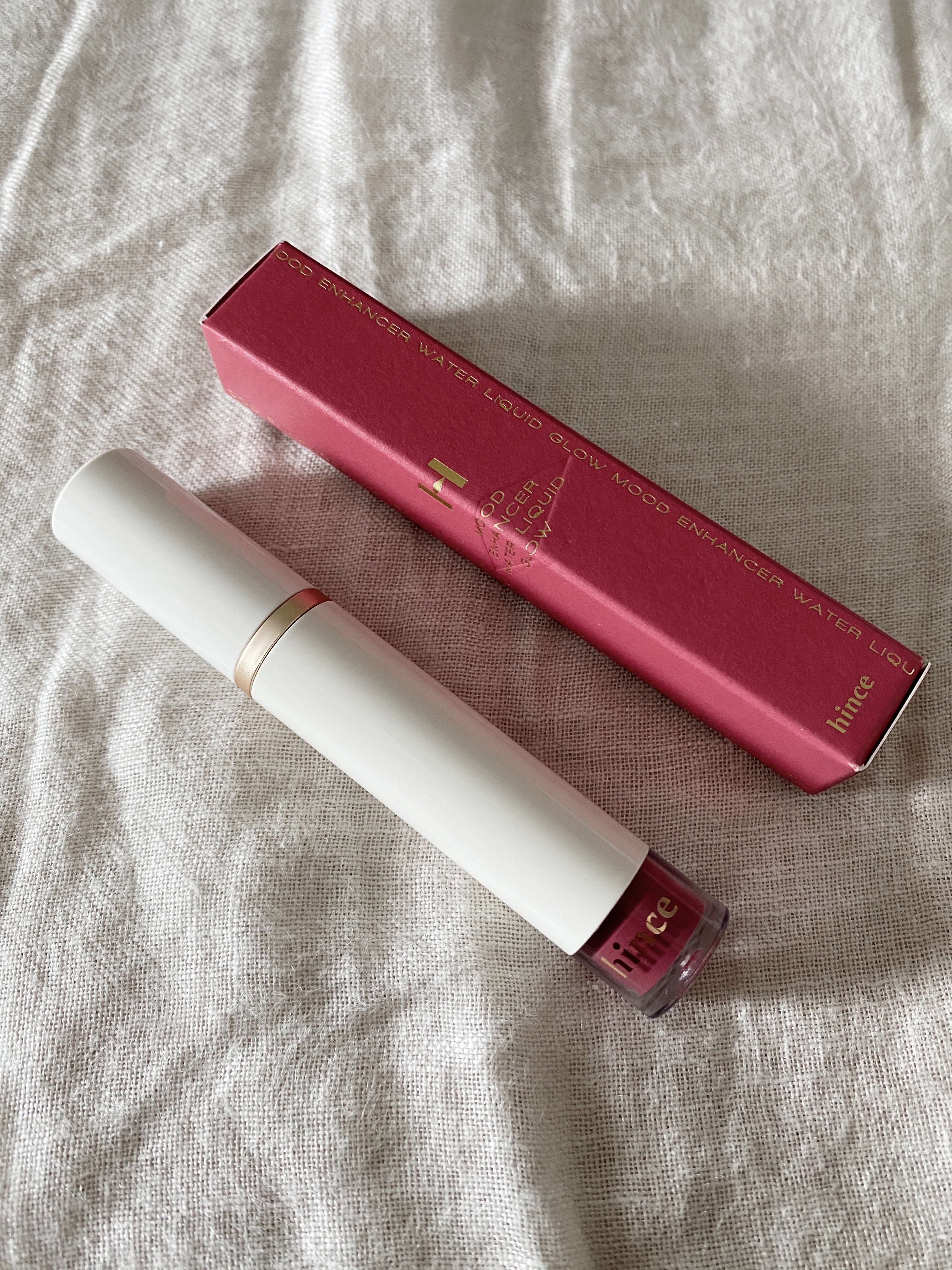 ムードインハンサーウォーターリキッドグロウ/hince/口紅を使ったクチコミ（1枚目）