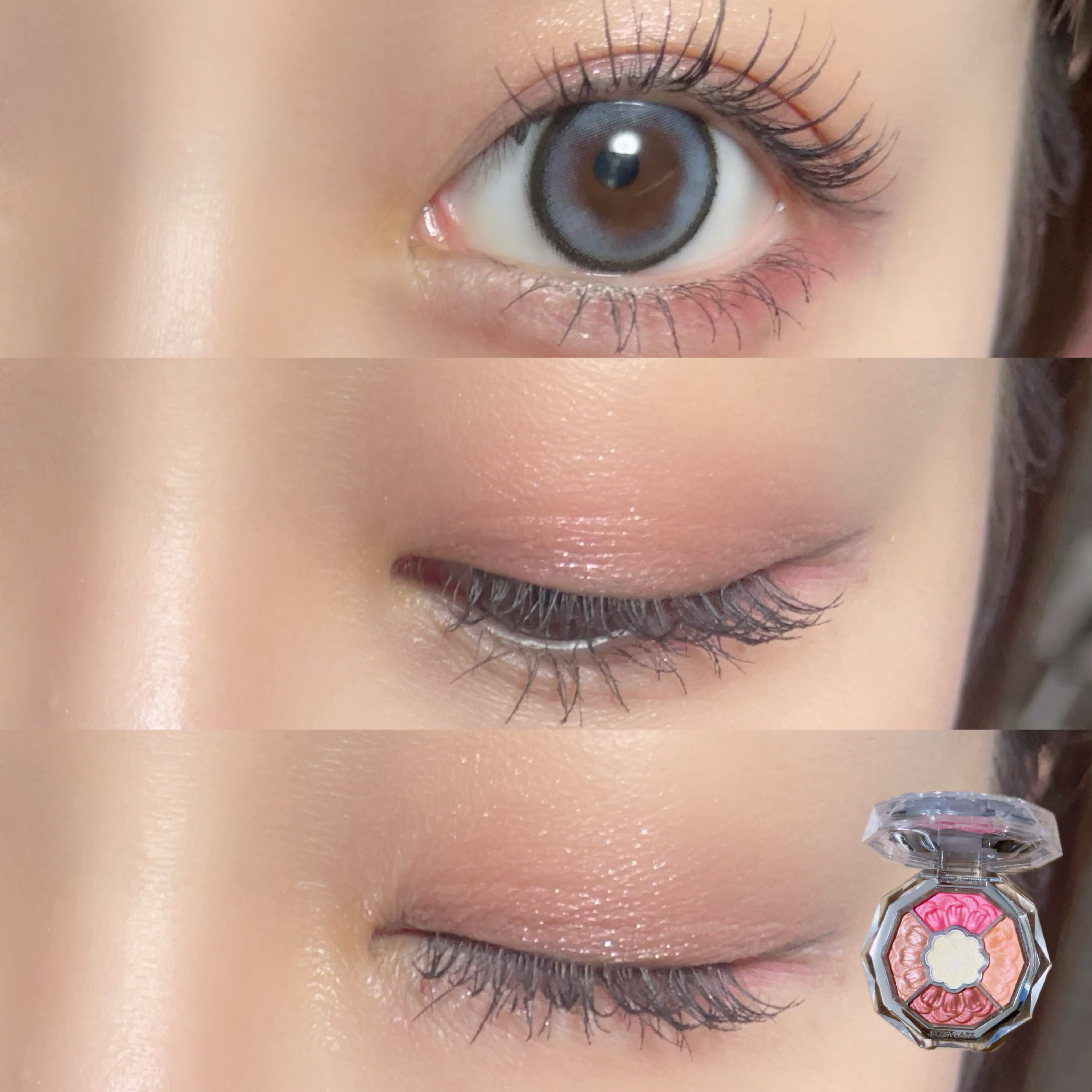 ジルスチュアート ブルームクチュール アイズ　ジュエルドブーケ/JILL STUART/アイシャドウパレットを使ったクチコミ（3枚目）