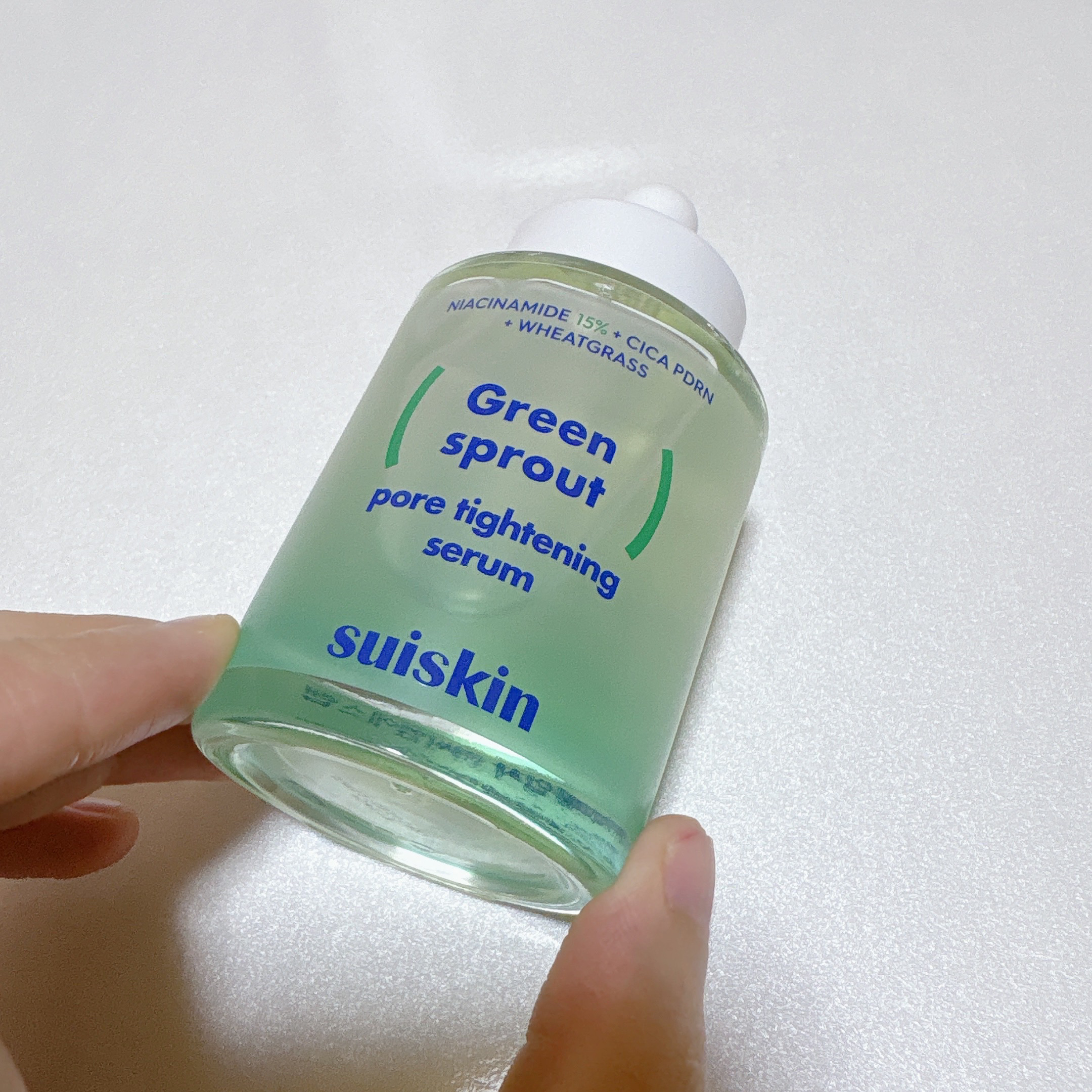 若芽ポアタイトニングセラム/suiskin/美容液を使ったクチコミ（2枚目）