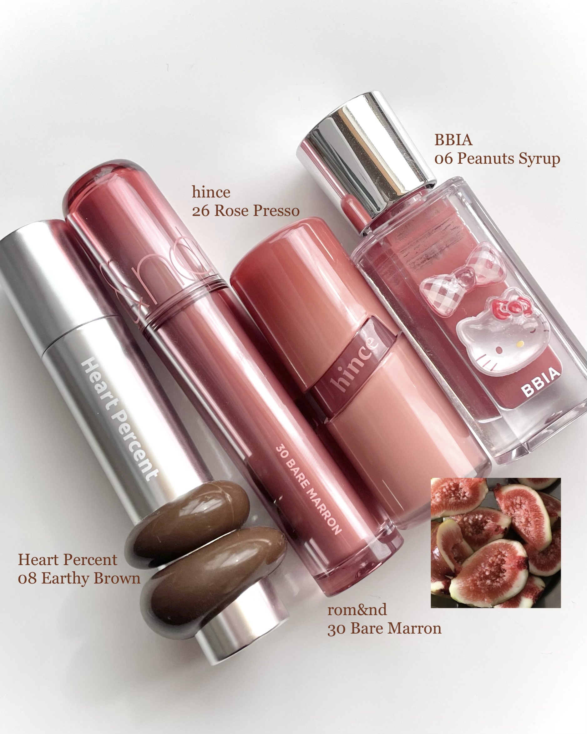 ドットオンムードワンウェイグロイティント 08 アーシー・ブラウン/Heart Percent/リップティントを使ったクチコミ（1枚目）