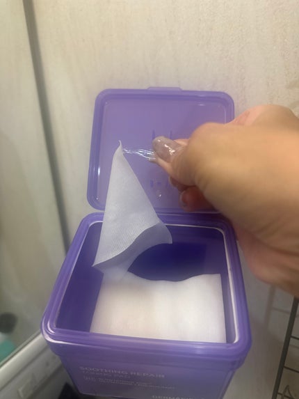 スージングリペア トーニングパッド/ダーマファーム/トナーパッドを使ったクチコミ(3枚目)