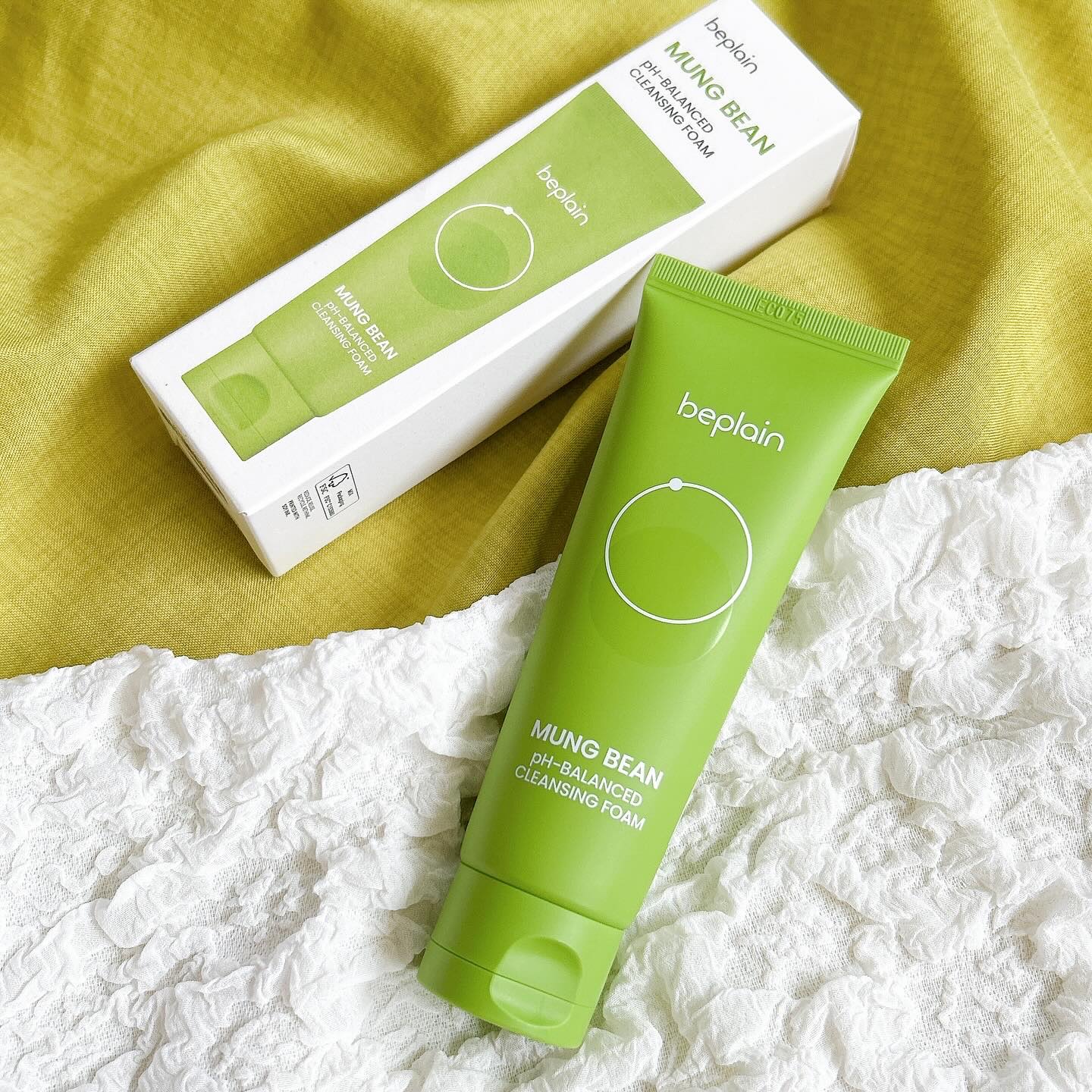 緑豆弱酸性洗顔フォーム/beplain/洗顔フォームを使ったクチコミ（1枚目）