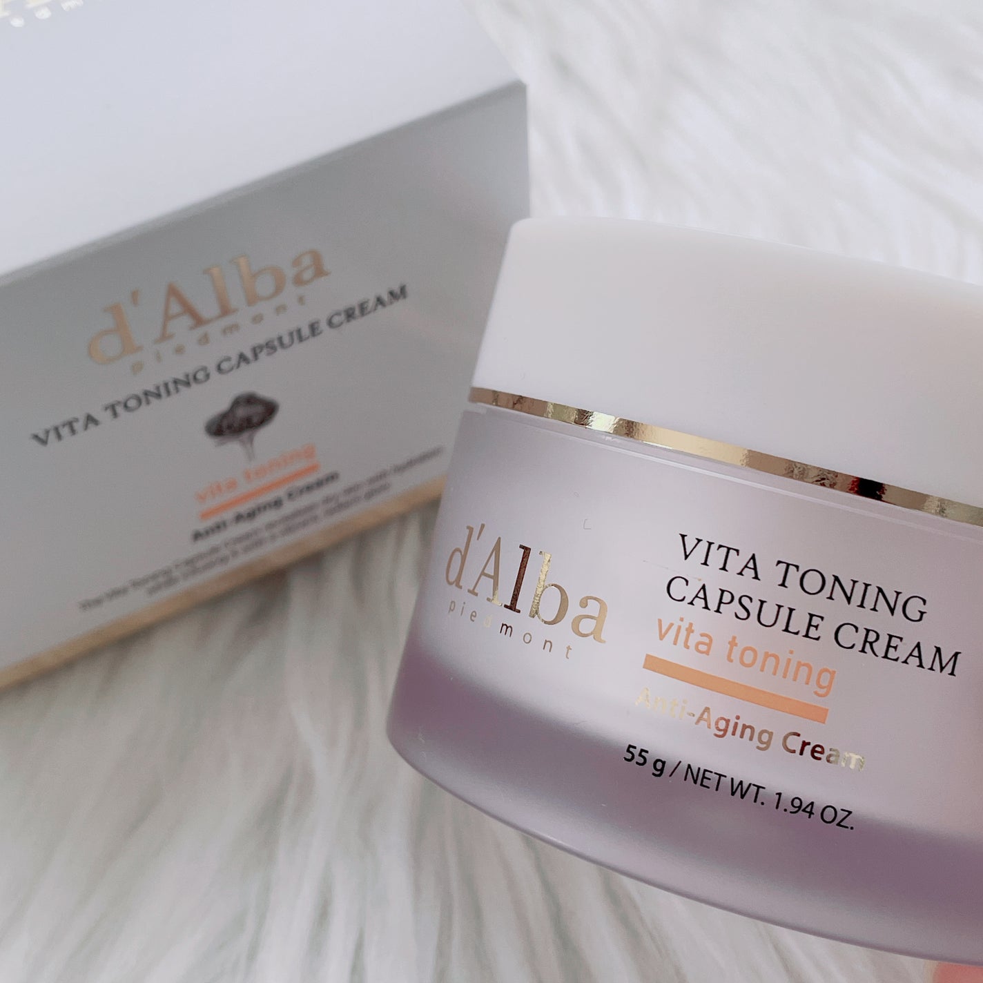 ビタトーニングカプセルクリーム/ダルバ/フェイスクリームを使ったクチコミ(1枚目)